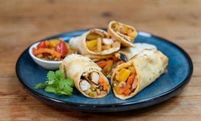 What’s for dinner: Chicken stir fry tortillas