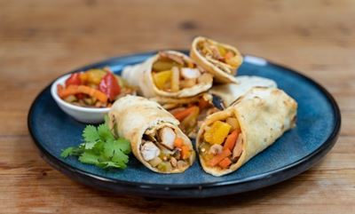 What’s for dinner: Chicken stir fry tortillas