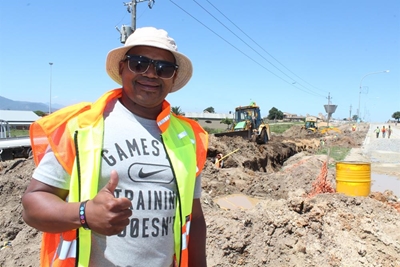 Road upgrade: More equipment & workers