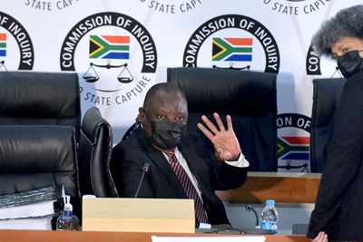 Ramaphosa denies claims he influenced decisions at Eskom to favour Glencore