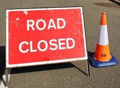 Louis Fourie road closed for road works