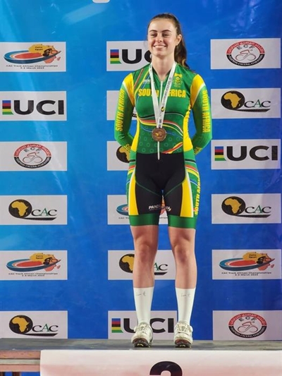 Brilliant schoolgirl cyclist is honoured