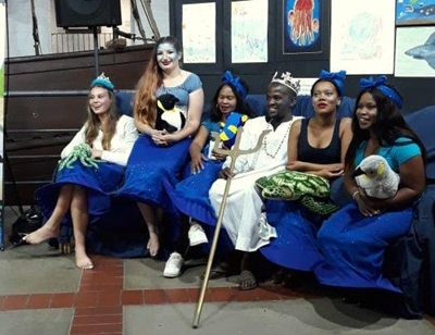 Neptune, mermaids celebrate