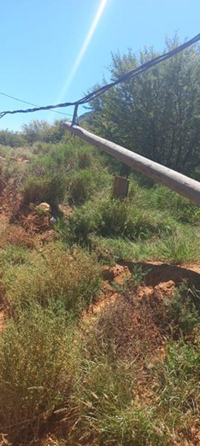 Electricity supply interrupted 