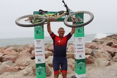 Mosselbaaier voltooi sy vyfde moordende fietsren