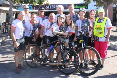 Miles for Smiles fietsryers in Oudtshoorn
