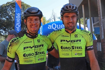 Local cyclists do George proud