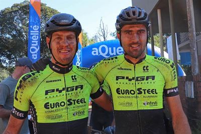 Local cyclists do George proud