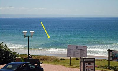 Shipwreck opens up at Diaz Beach