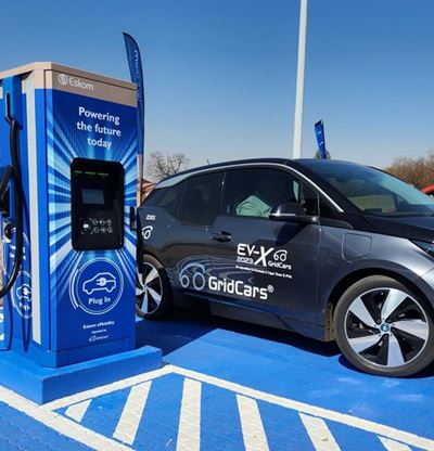Eskom launches pilot electric vehicle charging infrastructure in Midrand