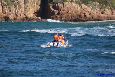 Capsized charter boat safely salvaged