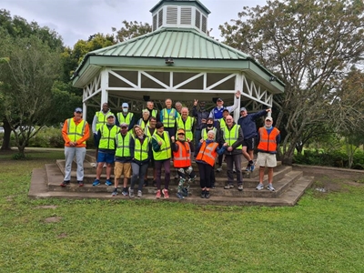 Parkrun volunteers waiting for the 'big day'