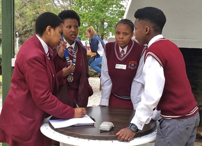 Scholars interact at Rotary training day
