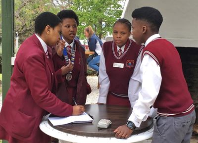 Scholars interact at Rotary training day