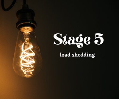 Stage 5 load shedding announced