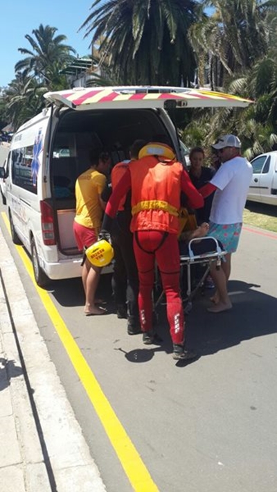 Near drowning at Santos Beach
