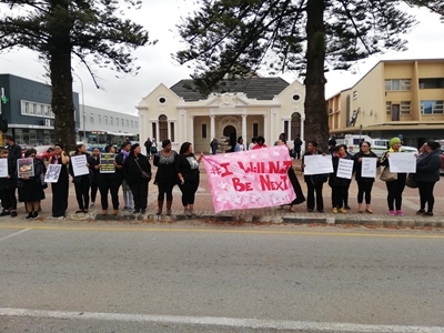 Silent protest held against gender-based violence