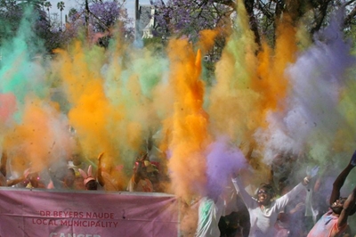 Colorful Fun Walk enjoyed by all