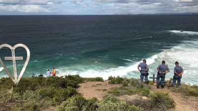Wreckage of car retrieved from bottom of cliff