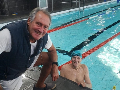 Masters brave the cold for a good cause