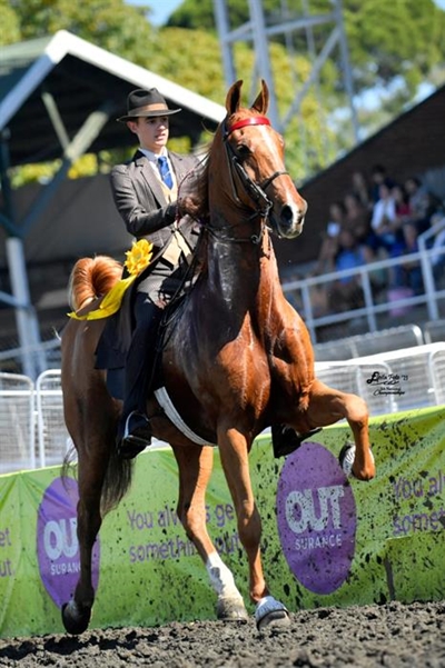 Tiaan Fourie skitter tydens proewe