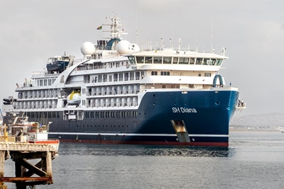 Cruise season sets sail with arrival of Swan Hellenic Diana