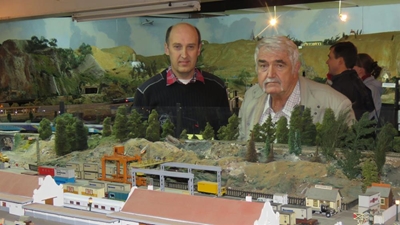 Never too old to play with trains