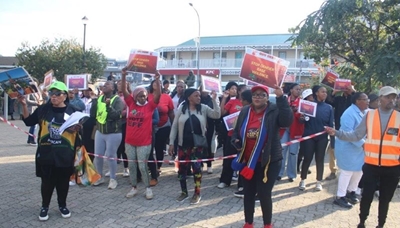 Residents march against bail for murder accused