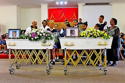 Dubbele begrafnis vir Vaaltyn-kinders