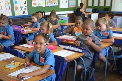 Graad 1’s se eerste skooldag