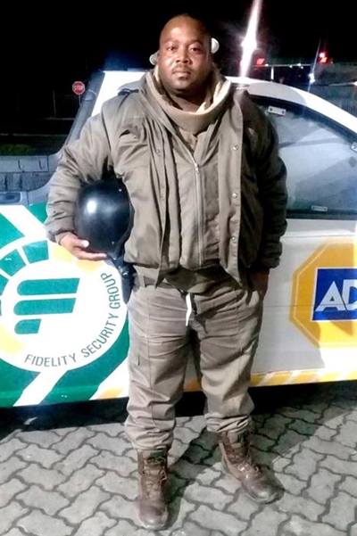 Armed response officer arrests trespasser