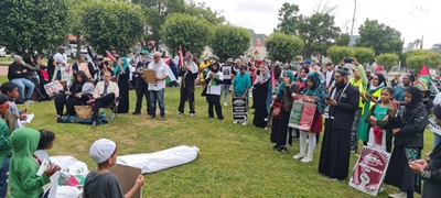 Protest for Gaza ceasefire