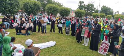 Protest for Gaza ceasefire