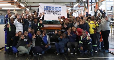 Ford Ranger production hits 500 000