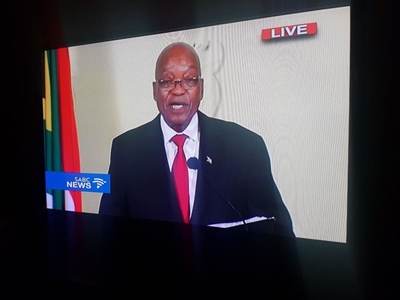 Jacob Zuma resigns as President