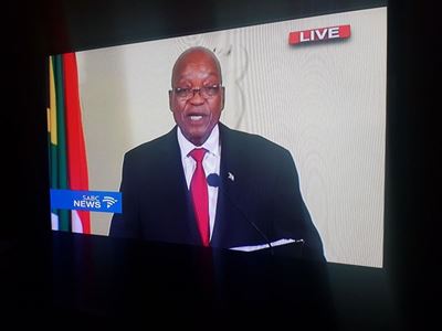 Jacob Zuma resigns as President