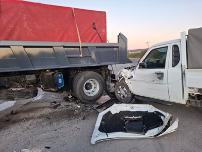 Four taken to hospital after collision on R328