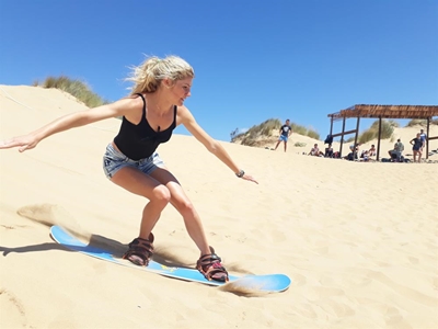 Duin sit sowaar die strand ore aan