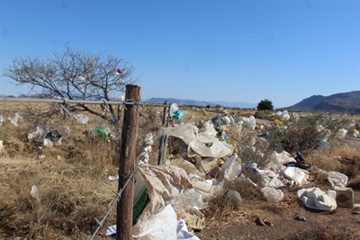 Karoo road a dump