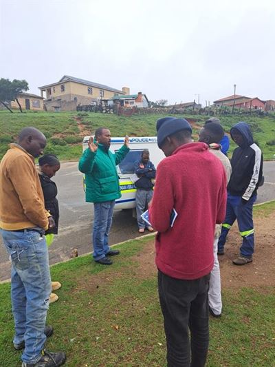 Police praying for community