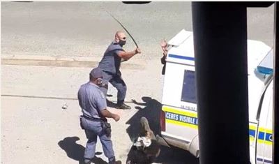 Sjambok-wielding Worcester cops still on duty