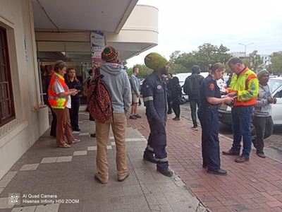 Groot brandskade by 100 York Mall