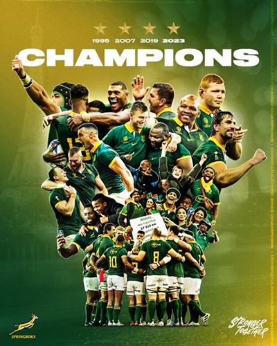 World champion Springboks are back on SA soil 