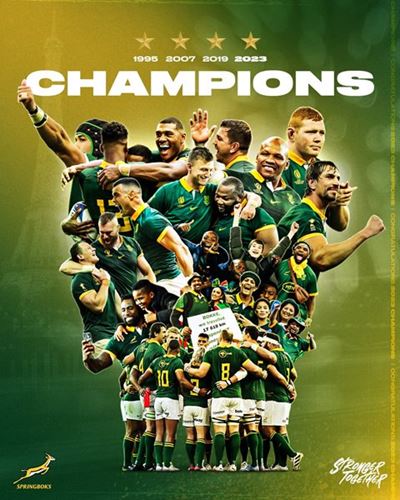 World champion Springboks are back on SA soil 