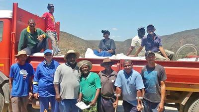 Kleinboere kry droogtehulp