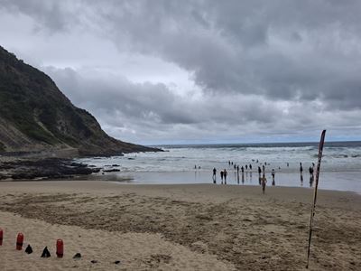 Blue flag temporary lowered for Victoria Bay