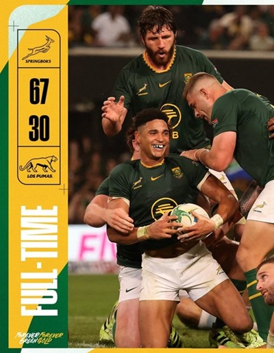 The Pumas stalk the Springboks in the deciding match of Rugby Championship
