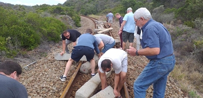 Railway line sabotaged