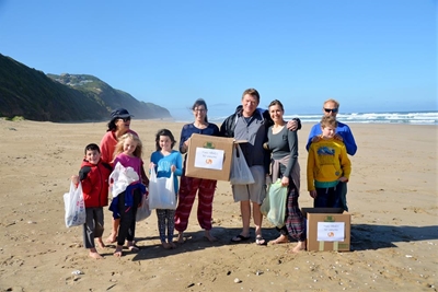 Locals clean up Sedgefield beaches