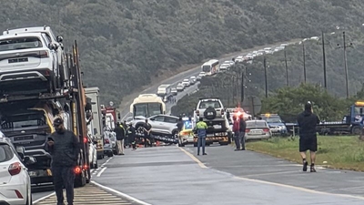 N2 traffic disrupted following major accident near Sedgefield Bridge